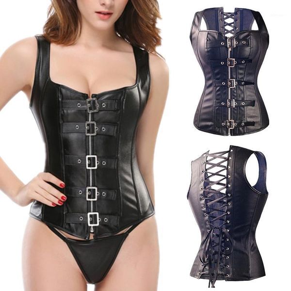 bustiers & corsets corset retro goth waist cincher bustier faux leather overbust lace up steel boned steampunk corselet, Black;white
bustiers & corsets corset retro goth waist cincher bustier faux leather overbust lace up steel boned steampunk corselet, Black;white