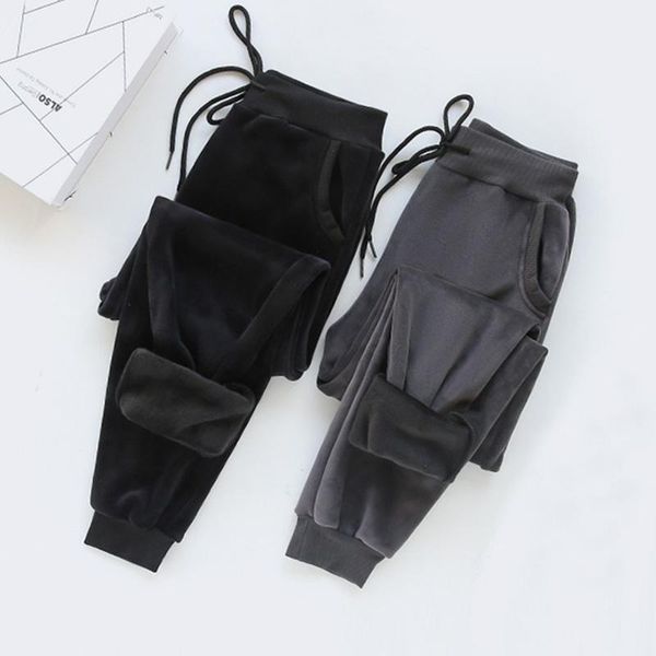 women's pants & capris autumn thick warm beaver fleece sweatpants women 2021 winter harem casual elastic waist loose cotton trousers, Black;white
women's pants & capris autumn thick warm beaver fleece sweatpants women 2021 winter harem casual elastic waist loose cotton trousers, Black;white
