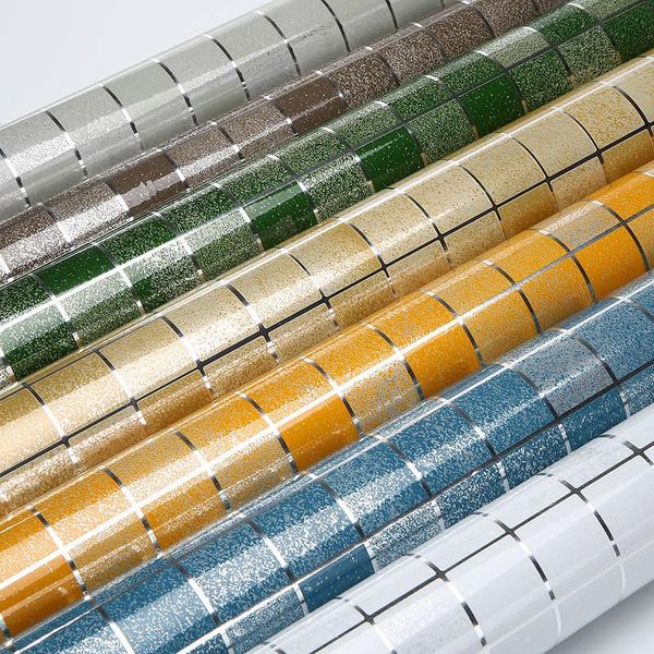 wallpapers mosaic aluminum foil self-adhensive wallpaper 5 colors anti oil wall stickers home decor supplies for kitchen indoor 45x200cm
wallpapers mosaic aluminum foil self-adhensive wallpaper 5 colors anti oil wall stickers home decor supplies for kitchen indoor 45x200cm
