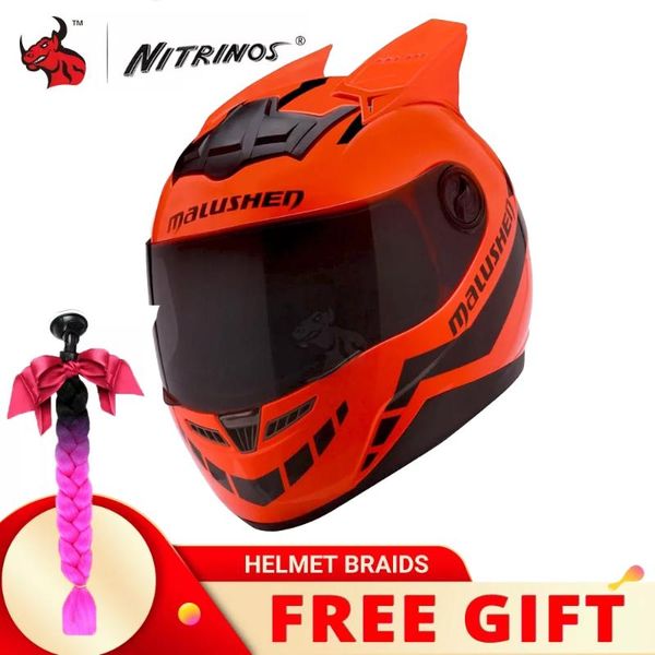 motorcycle helmets helmet women cascos para moto full face motorbike personality ear accessories
motorcycle helmets helmet women cascos para moto full face motorbike personality ear accessories