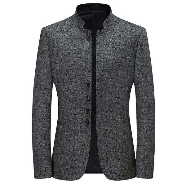 men's suits & blazers blazer men fall chinese style business casual wear single breasted stand collar male slim fit mens jacket 4xl, White;black
men's suits & blazers blazer men fall chinese style business casual wear single breasted stand collar male slim fit mens jacket 4xl, White;black