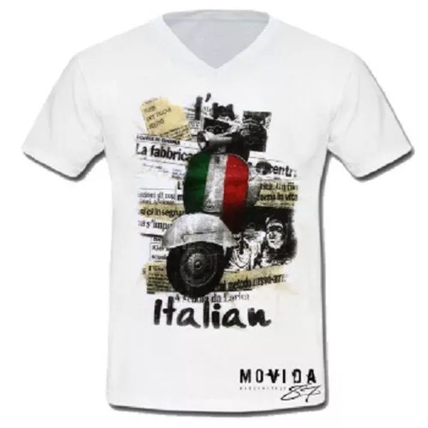 T-Shirt White I am Italian vespa Man Jersey Shirt Boy Nightlife 87, White;black
T-Shirt White I am Italian vespa Man Jersey Shirt Boy Nightlife 87, White;black