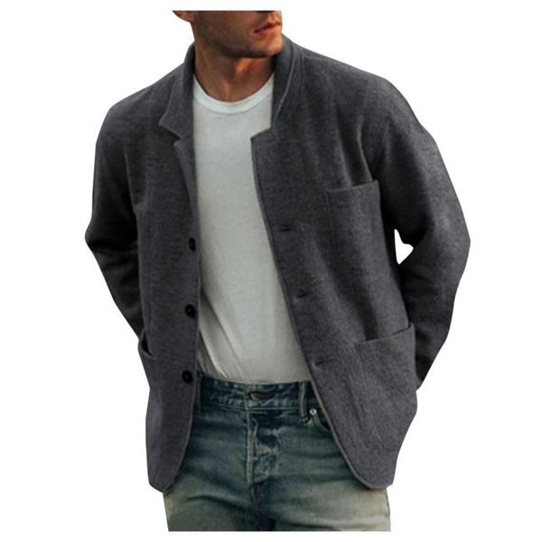 men's jackets men autumn and winter pure color loose casual single breasted coat chaquetas jaqueta masculina ropa hombre clothing, Black;brown
men's jackets men autumn and winter pure color loose casual single breasted coat chaquetas jaqueta masculina ropa hombre clothing, Black;brown