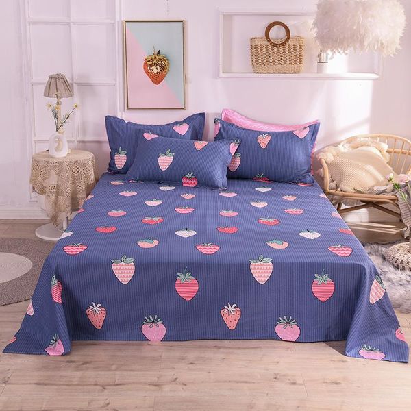 sheets & sets 100% cotton strawberry flat sheet for children adults single double bed bedsheets (no case) xf730-2
sheets & sets 100% cotton strawberry flat sheet for children adults single double bed bedsheets (no case) xf730-2