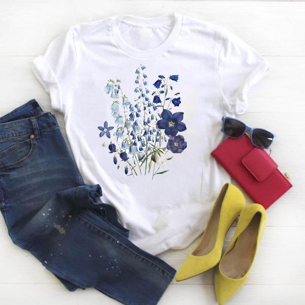 women's t-shirt ladies short sleeve kawaii tees graphic printed tshirt female womens shirt floral plus size 4xl wild plant clothes, White
women's t-shirt ladies short sleeve kawaii tees graphic printed tshirt female womens shirt floral plus size 4xl wild plant clothes, White