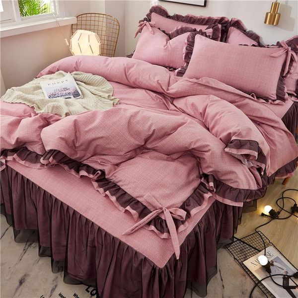 bedding sets soild lace set twin full king bedspread princess duvet cover pillowcase girls bed skirt luxury bedclothes
bedding sets soild lace set twin full king bedspread princess duvet cover pillowcase girls bed skirt luxury bedclothes