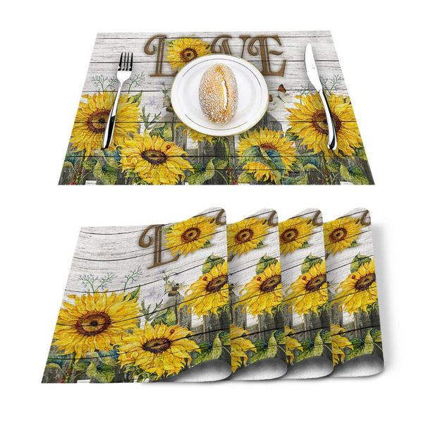 table runner sunflower flower butterfly wooden board placemat for dining non-slip and heat-insulating mat decoration
table runner sunflower flower butterfly wooden board placemat for dining non-slip and heat-insulating mat decoration