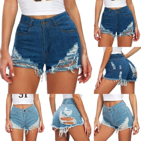women's shorts ripped casual women jeans summer female denim short pants, White;black
women's shorts ripped casual women jeans summer female denim short pants, White;black