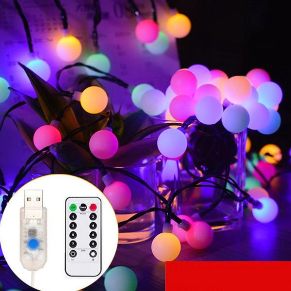 strings 6m 10m christmas halloween ball led usb string light fairy outdoor rgb party garden remote control wedding home decoration lamps
strings 6m 10m christmas halloween ball led usb string light fairy outdoor rgb party garden remote control wedding home decoration lamps
