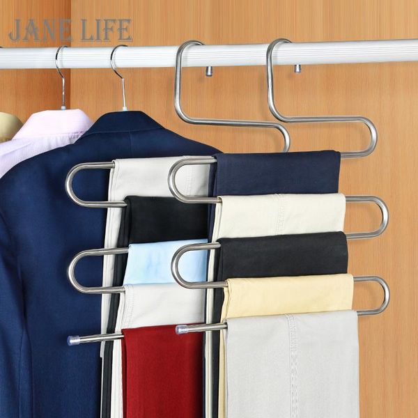 hangers & racks 5 layers stainless steel clothes s shape pants storage rack multilayer cloth hanger
hangers & racks 5 layers stainless steel clothes s shape pants storage rack multilayer cloth hanger