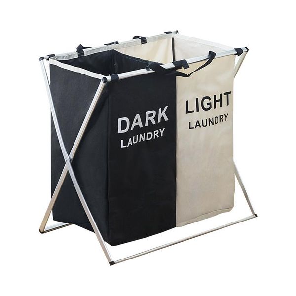 x-shape collapsible dirty clothes laundry basket 2/3 section foldable organizer dorm hamper sorter washing bag bags
x-shape collapsible dirty clothes laundry basket 2/3 section foldable organizer dorm hamper sorter washing bag bags