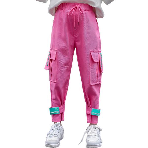 pants for girls letter children's cargo trousers patchwork teenage kids clothes 210528, Blue
pants for girls letter children's cargo trousers patchwork teenage kids clothes 210528, Blue
