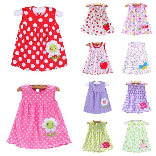 girl's dresses sleeveless round neck dot floral printed dress cute lovely summer wear, Red;yellow
girl's dresses sleeveless round neck dot floral printed dress cute lovely summer wear, Red;yellow