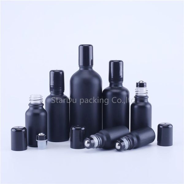 12pcs/lot 5ml 10ml 15ml 20ml 30ml 50ml 100ml frosted matte black essential oil roller glass bottle with steel ball storage bottles & jars
12pcs/lot 5ml 10ml 15ml 20ml 30ml 50ml 100ml frosted matte black essential oil roller glass bottle with steel ball storage bottles & jars