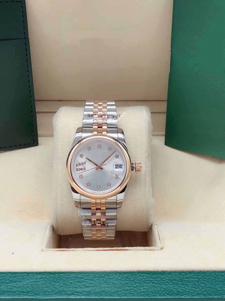 automatic mens watch 31mm 2813 datejust mechanical movement mens watches 316 stainless steel strap man wristwatches smooth case star dial me, Slivery;brown
automatic mens watch 31mm 2813 datejust mechanical movement mens watches 316 stainless steel strap man wristwatches smooth case star dial me, Slivery;brown