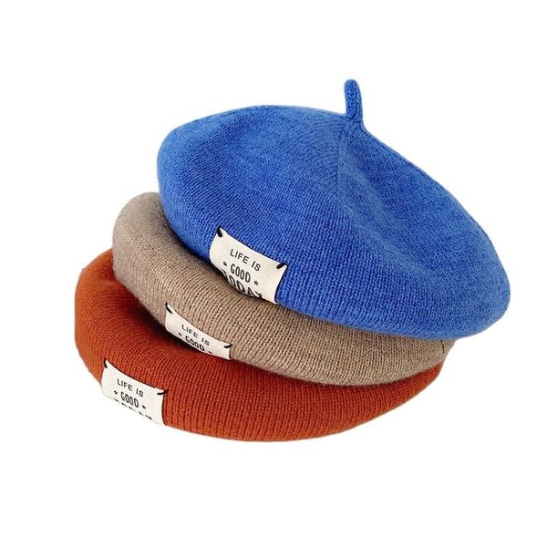 version net red ns pasted cloth knitted beret children's art artist hat autumn winter warm wool bud hat, Blue;gray
version net red ns pasted cloth knitted beret children's art artist hat autumn winter warm wool bud hat, Blue;gray