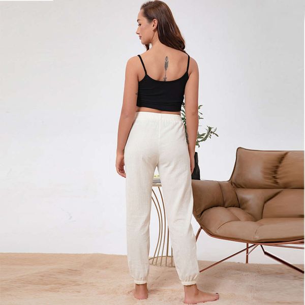 casual slim size 2021 women's pants, Black;white
casual slim size 2021 women's pants, Black;white