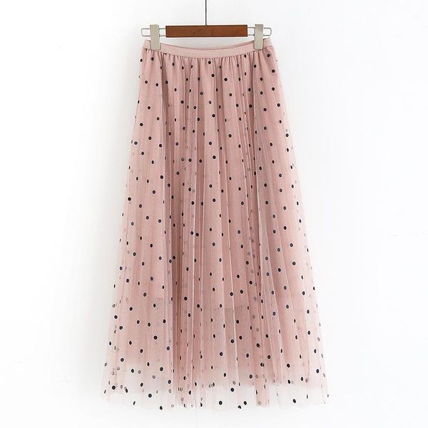skirts women polka dot tulle skirt korean style summer elegant stretch waist mesh vintage vacation maxi long pleated, Black
skirts women polka dot tulle skirt korean style summer elegant stretch waist mesh vintage vacation maxi long pleated, Black