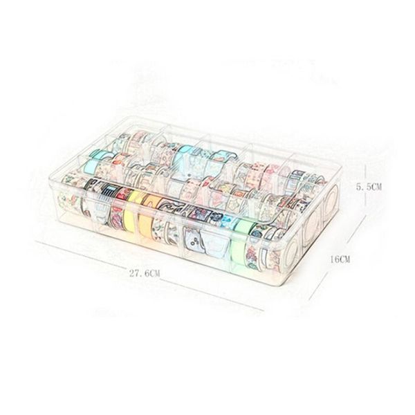 storage boxes & bins useful pp transparent washi tape box set diy tools scrapbooking stationery accessories school supplies
storage boxes & bins useful pp transparent washi tape box set diy tools scrapbooking stationery accessories school supplies
