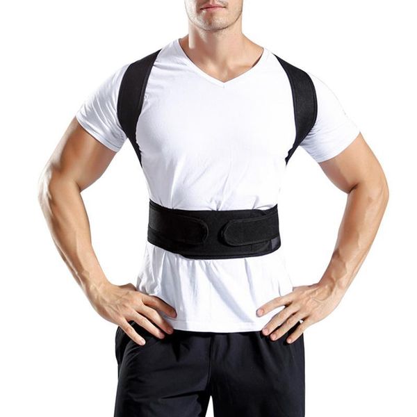 posture corrector back brace strap sitting student writing spine straight shoulder lumbar correction support, Black;blue
posture corrector back brace strap sitting student writing spine straight shoulder lumbar correction support, Black;blue