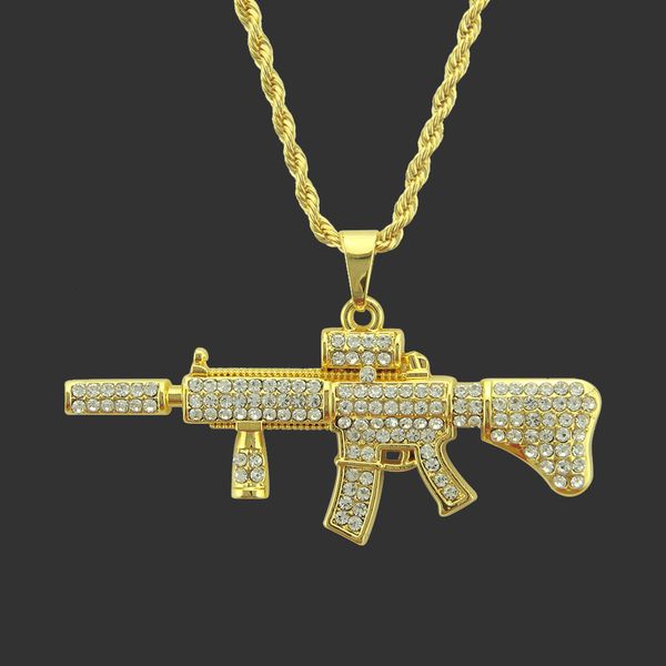 for chains men pendant hip hop amulet neck s selling necklace diamond submachine gun personality ak47 men's, Silver
for chains men pendant hip hop amulet neck s selling necklace diamond submachine gun personality ak47 men's, Silver