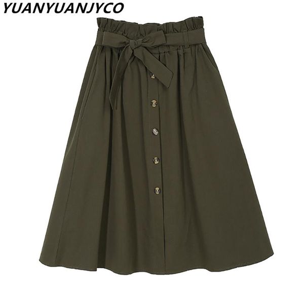 skirts yuanyuanjyco summer women midi casual cotton fashion belt bow elastic high waist single-breasted knee length clothes, Black
skirts yuanyuanjyco summer women midi casual cotton fashion belt bow elastic high waist single-breasted knee length clothes, Black
