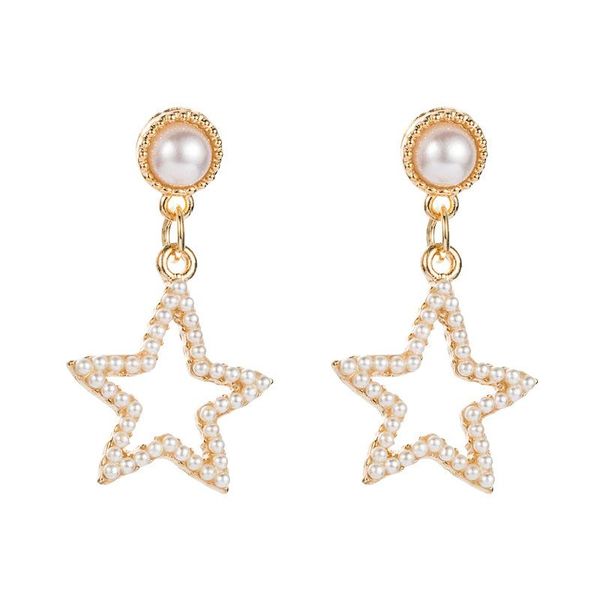 dangle & chandelier 1 pair fashion imitation pearl star earrings for women trendy charm statement wedding party jewelry accessories, Silver
dangle & chandelier 1 pair fashion imitation pearl star earrings for women trendy charm statement wedding party jewelry accessories, Silver