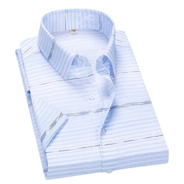 men's casual shirts short-sleeved plaid shirt 2021 summer business professional young and middle-aged men, White;black
men's casual shirts short-sleeved plaid shirt 2021 summer business professional young and middle-aged men, White;black