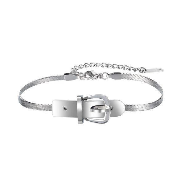 sliver charm bracelets for women belt buckle link simple jewelry adjustable opening girls valentines day gifts, Golden;silver
sliver charm bracelets for women belt buckle link simple jewelry adjustable opening girls valentines day gifts, Golden;silver