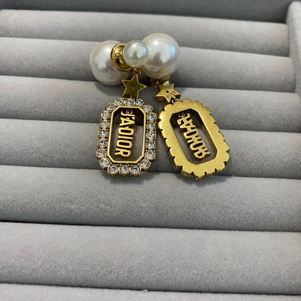 dangle chandelier retro stars full diamond classic ja letter size pearl symmetrical earrings female, Silver 
dangle chandelier retro stars full diamond classic ja letter size pearl symmetrical earrings female, Silver