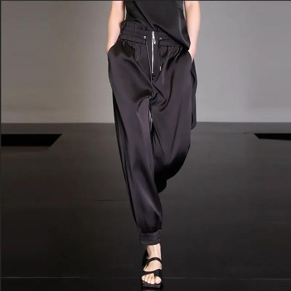 women's pants & capris fashion high waist drawstring nine-point summer nice loose black carrot harem, Black;white
women's pants & capris fashion high waist drawstring nine-point summer nice loose black carrot harem, Black;white