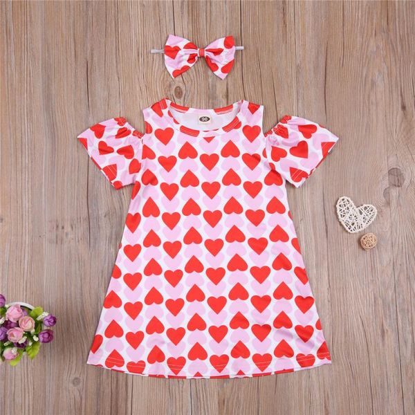 girl's dresses wenazao infant kids baby girls valentine's day love pattern summer short sleeve round neck off shoulder dress bowkn, Red;yellow
girl's dresses wenazao infant kids baby girls valentine's day love pattern summer short sleeve round neck off shoulder dress bowkn, Red;yellow