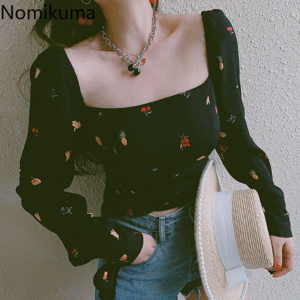 nomikuma square collar women blouse puff long sleeve slim short shirts spring summer new blusas de mujer 6h278 210427, White
nomikuma square collar women blouse puff long sleeve slim short shirts spring summer new blusas de mujer 6h278 210427, White