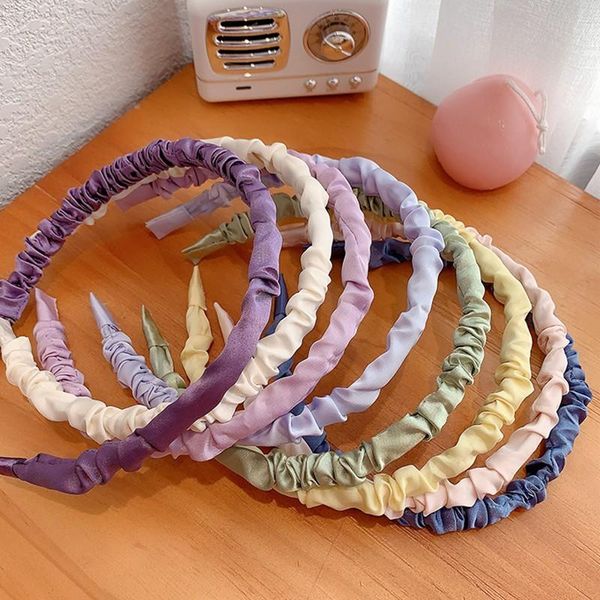 hair accessories solid color satin headbands for women sweet elegant bands fashion hoop girls headwear
hair accessories solid color satin headbands for women sweet elegant bands fashion hoop girls headwear