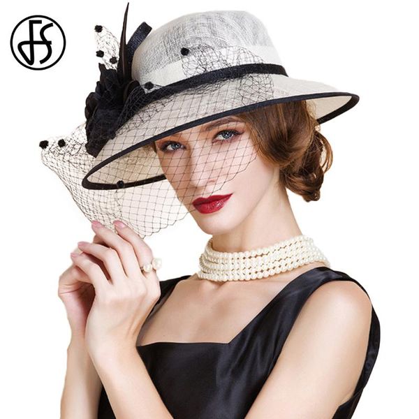 stingy brim hats fs elegant for women ladies beige floppy hat wide fedora linen wedding cap with veil, Blue;gray
stingy brim hats fs elegant for women ladies beige floppy hat wide fedora linen wedding cap with veil, Blue;gray