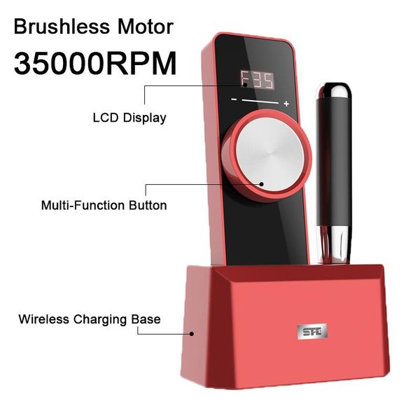 nail drill & accessories cordless 35000rpm machine with brushless motor portable and wilreless rechargeable professional use salon
nail drill & accessories cordless 35000rpm machine with brushless motor portable and wilreless rechargeable professional use salon