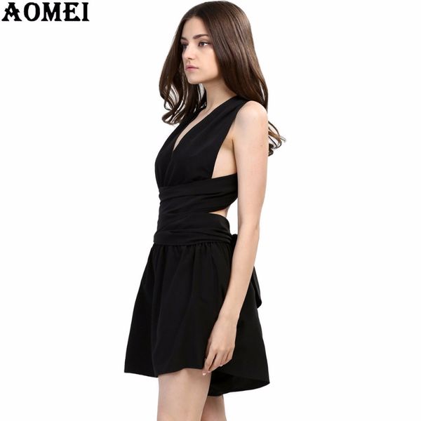 summer beach rompers womens jumpsuit chiffon fashiblack backless bodysuit play suits macacao female wear 210416, Black;white
summer beach rompers womens jumpsuit chiffon fashiblack backless bodysuit play suits macacao female wear 210416, Black;white