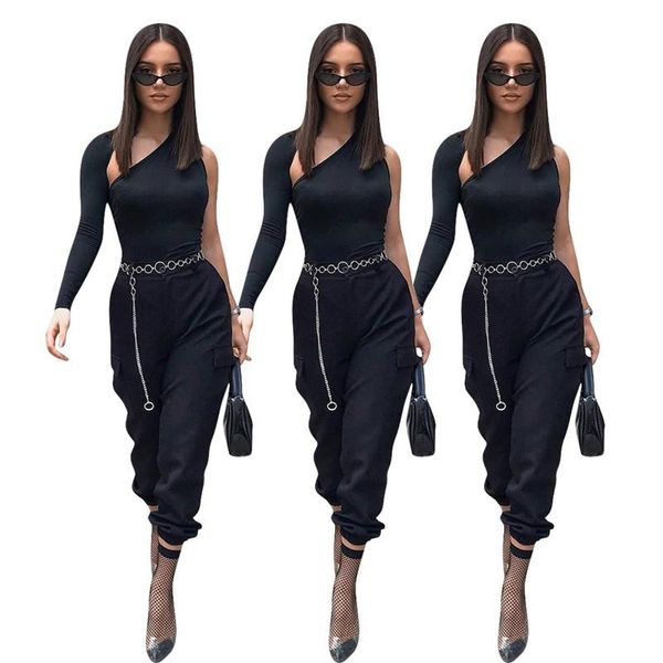 women's jumpsuits & rompers single long sleeve halter high jumpsuit 2021 winter fashion solid color christmas party club, Black;white
women's jumpsuits & rompers single long sleeve halter high jumpsuit 2021 winter fashion solid color christmas party club, Black;white