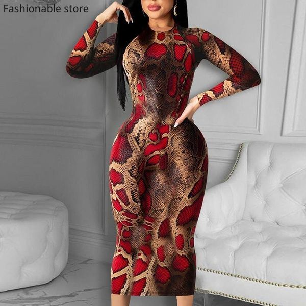 casual dresses women fashion elegant snakeskin long sleeve skinny midi dress, Black;gray
casual dresses women fashion elegant snakeskin long sleeve skinny midi dress, Black;gray