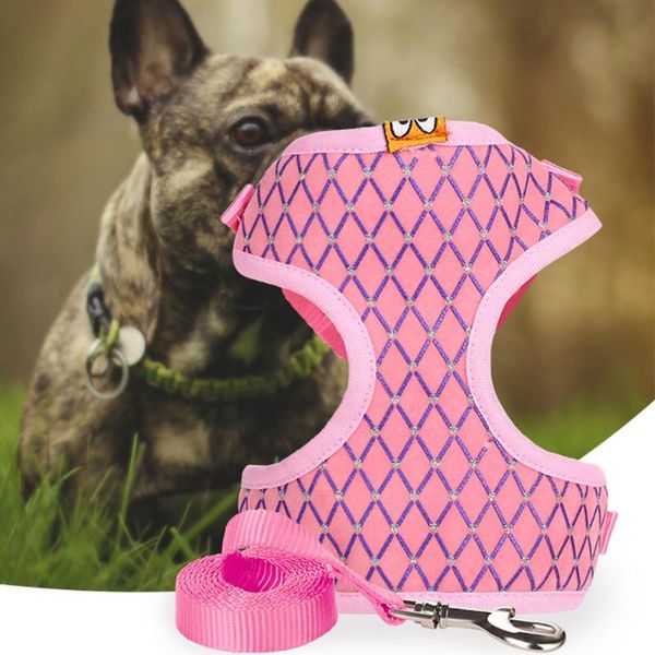 dog collars & leashes harness vest leash set no pull adjustable breathable mesh with flash diamond puppy cat chest back strap pet harnesses
dog collars & leashes harness vest leash set no pull adjustable breathable mesh with flash diamond puppy cat chest back strap pet harnesses