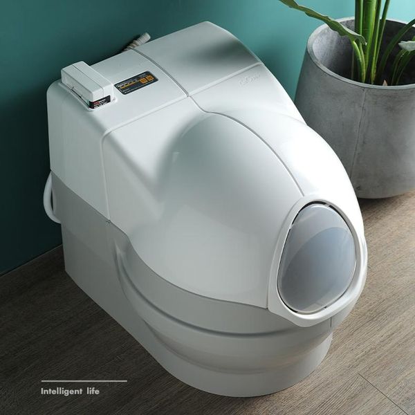 other cat supplies automatic toilet smart flushing litter box fully enclosed anti-splash electric shovel deodorant bedpans
other cat supplies automatic toilet smart flushing litter box fully enclosed anti-splash electric shovel deodorant bedpans
