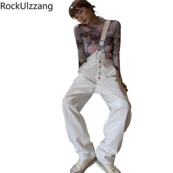 women's pants & capris one shoulder strap suspender cargo denim fashion white black high waist loose straight korean jeans streetwear r, Black;white
women's pants & capris one shoulder strap suspender cargo denim fashion white black high waist loose straight korean jeans streetwear r, Black;white