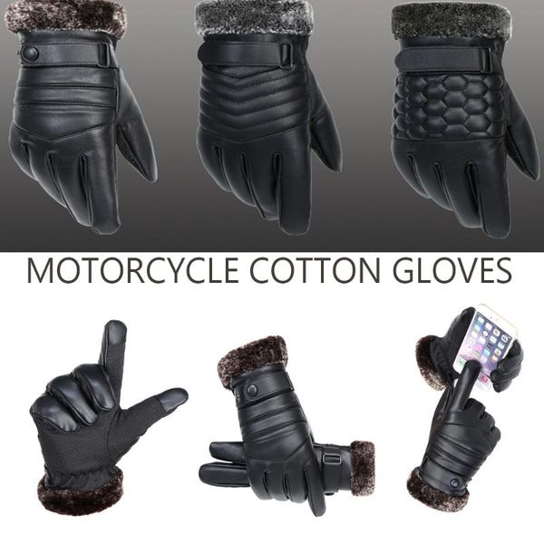 cycling gloves leather for men in winter &warm and fluffy windproof waterproof outdoor motorcycle cotton, Black
cycling gloves leather for men in winter &warm and fluffy windproof waterproof outdoor motorcycle cotton, Black