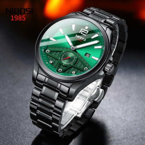 wristwatches nibosi brand watch luxury stainless steel watches men 30atm waterproof luminous wristwatch quartz clock relogio masculino, Slivery;brown
wristwatches nibosi brand watch luxury stainless steel watches men 30atm waterproof luminous wristwatch quartz clock relogio masculino, Slivery;brown