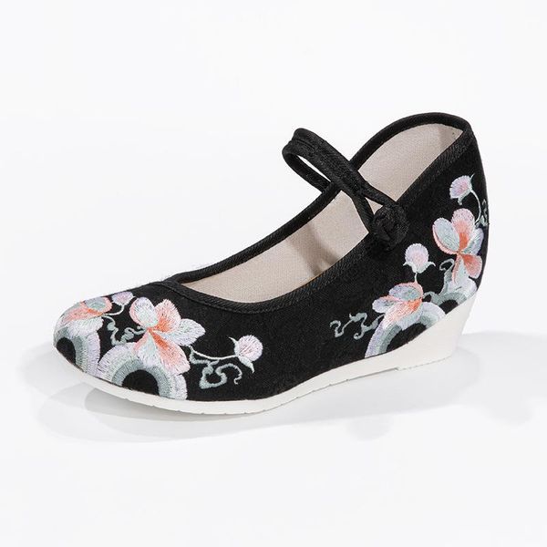 beautiful woman floral embroidery chinese ancient style retro mature black&red bottom high heels buckle strap luxuryshoesqianfan dress shoes
beautiful woman floral embroidery chinese ancient style retro mature black&red bottom high heels buckle strap luxuryshoesqianfan dress shoes