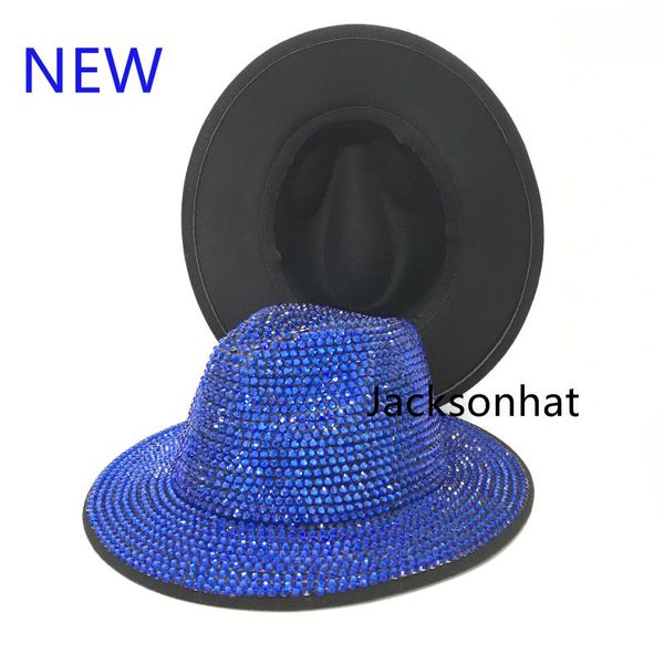 berets blue rhinestone fedora hat women's handmade bright jazz fall/winter wide brim panama men's warm, Blue;gray
berets blue rhinestone fedora hat women's handmade bright jazz fall/winter wide brim panama men's warm, Blue;gray