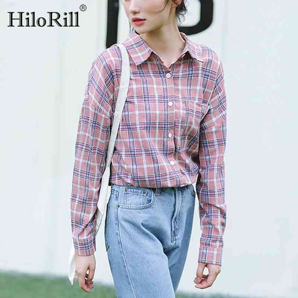 women elegant plaid blouse bawting long sleeve lady shirts pocket turn down collar casual shirt tunic roupas feminina 210508, White
women elegant plaid blouse bawting long sleeve lady shirts pocket turn down collar casual shirt tunic roupas feminina 210508, White