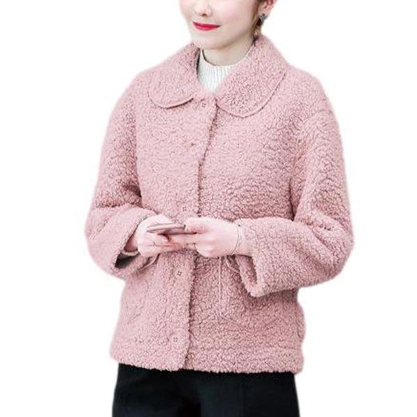 womens teddy bear jacket coat solid color winter warm button-up lapels short female casual loose outwear plus size women's jackets, Black;brown
womens teddy bear jacket coat solid color winter warm button-up lapels short female casual loose outwear plus size women's jackets, Black;brown