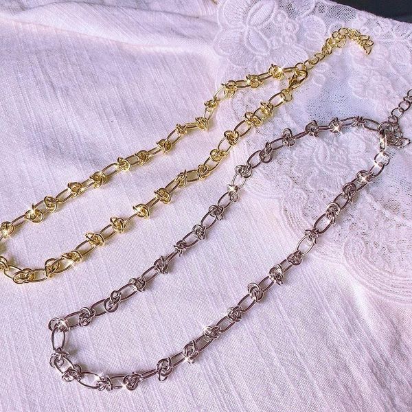 chokers box chain toggle clasp gold necklaces mixed knotted linked circle for women minimalist choker necklace jewelry, Golden;silver
chokers box chain toggle clasp gold necklaces mixed knotted linked circle for women minimalist choker necklace jewelry, Golden;silver