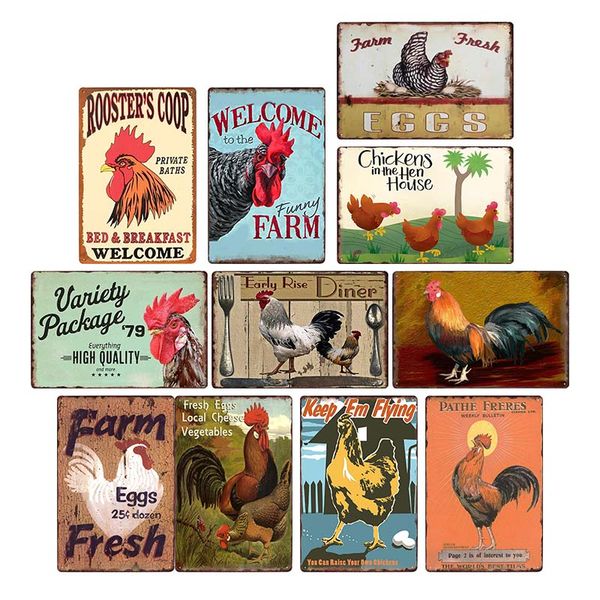 chicken plaque sign vintage metal tin signs wall poster decals plate painting bar farm home decor wall art 30*20 cm
chicken plaque sign vintage metal tin signs wall poster decals plate painting bar farm home decor wall art 30*20 cm